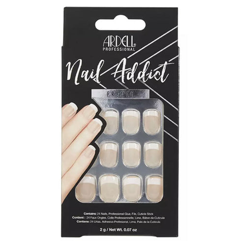 Ardell Nail Addict Classic French False Nails Jag Couture Beauty