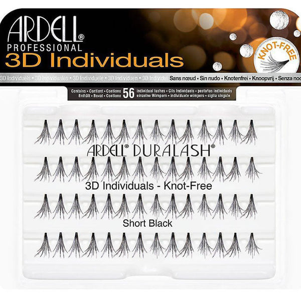 Ardell Individual 3D Position False Eyelashes Short Black Jag Couture Beauty