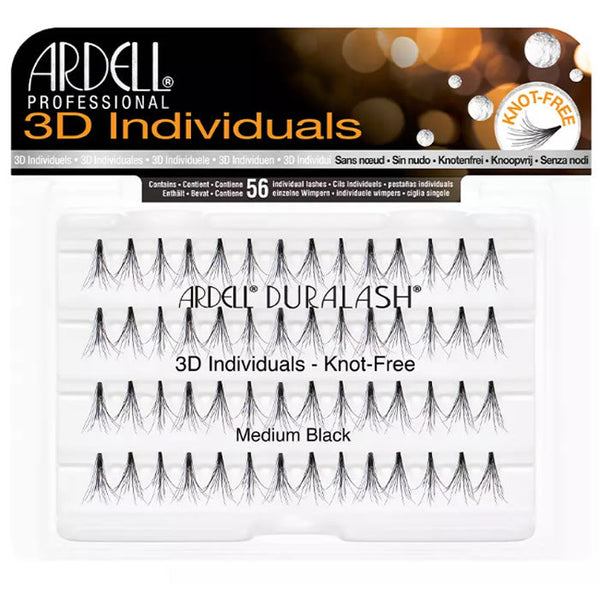 Ardell Individual 3D Position False Eyelashes Medium Black Jag Couture Beauty