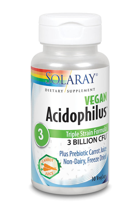 Solaray Acidophilus Plus 3 Billion 30 Caps Jag Couture Beauty