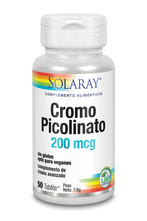 Solaray Chromium Picolinate 50 Tabletas Jag Couture Beauty