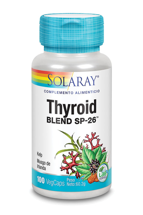 Solaray Thyroid Blend 100 Caps Jag Couture Beauty