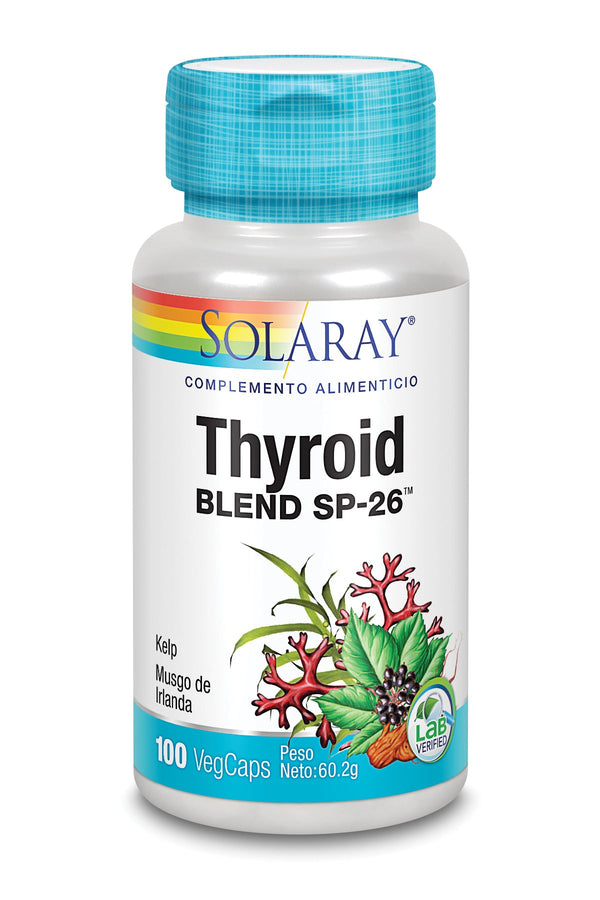 Solaray Thyroid Blend 100 Caps Jag Couture Beauty