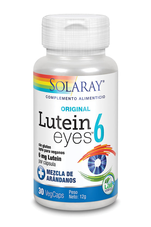 Solaray Lutein Eyes 6 Mg 30 Vcaps Jag Couture Beauty