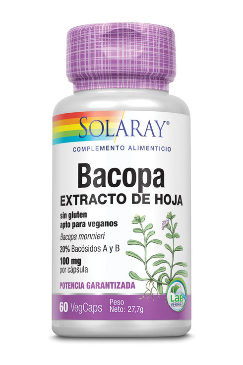 Solaray Bacopa 100 Mg 60 Vcaps Jag Couture Beauty