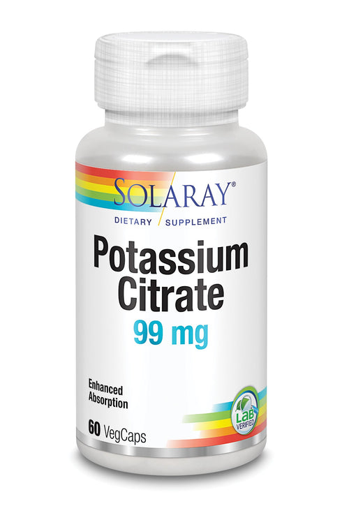 Solaray Potasio Citrato 99 Mg 60 Caps Jag Couture Beauty