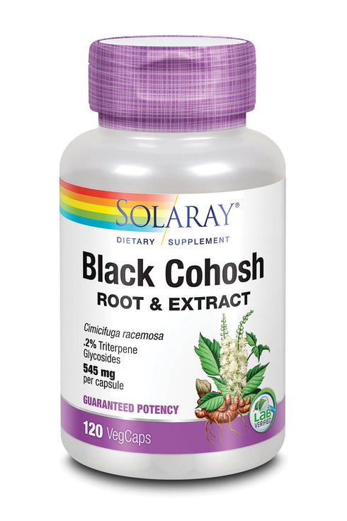 Solaray Black Cohosh 120 Vcaps Jag Couture Beauty