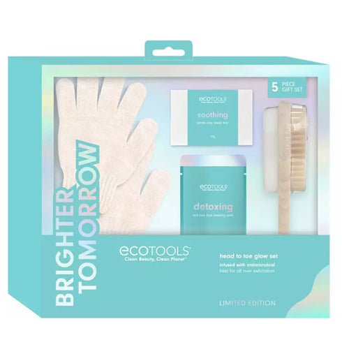 Ecotools Brighter Tomorrow Glow Head to Toe Set 4 Pieces Jag Couture Beauty
