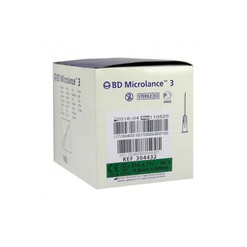 BD Microlance Needle 0,8mm x 40mm 100 Units Jag Couture Beauty
