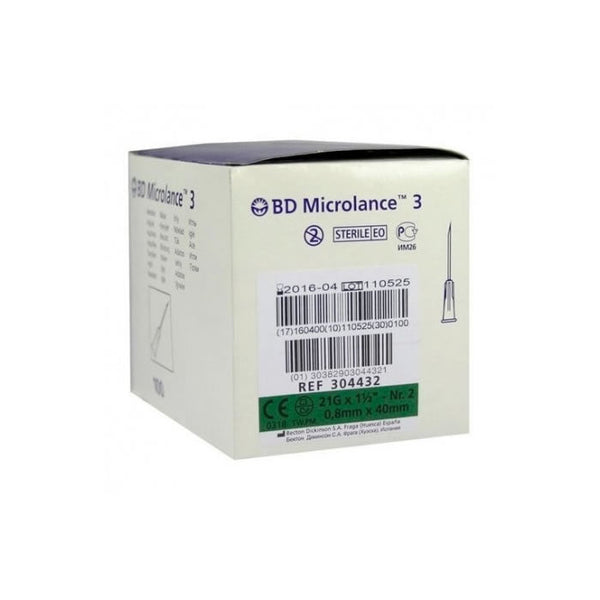 BD Microlance Needle 0,8mm x 40mm 100 Units Jag Couture Beauty