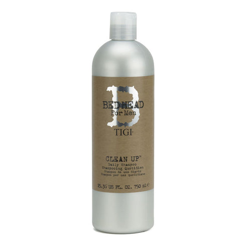 Tigi Bed Head For Men Clean Up Daily Shampoo 750ml - Jag Couture Beauty
