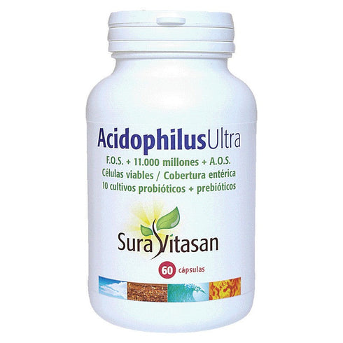 Sura Vitas Acidophilus Ultra 60 Capsulas Jag Couture Beauty