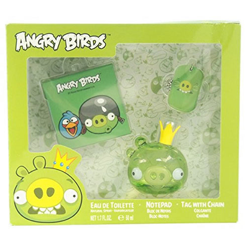 Angry Birds Pig Eau De Toilette Spray 50ml Set 3 Pieces - Jag Couture Beauty