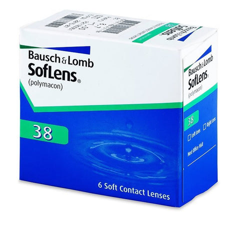 Soflens 38 Contact Lenses With Tint Visibility -4.50 BC/87 6units - Jag Couture Beauty