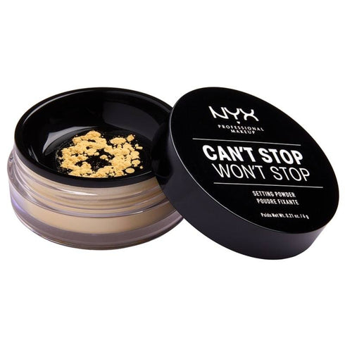 Nyx Professional Makeup - Can't Stop Won't Stop Setting Powder - Banana - Jag Couture Beauty