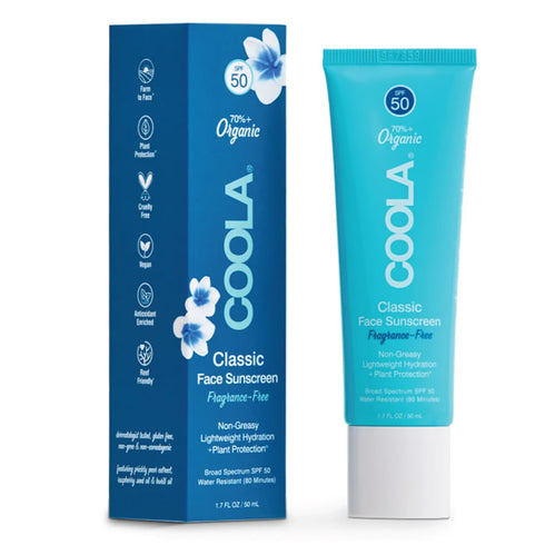 Coola Classic Face Organic Sunscreen Lotion Spf50 50ml - Jag Couture Beauty