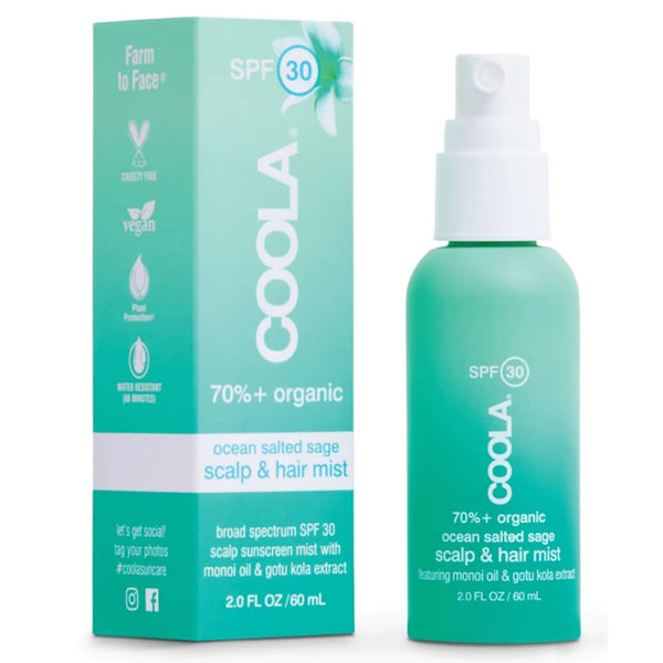 Coola Scalp & Hair Mist Organic Sunscreen Spf30 60ml Jag Couture Beauty
