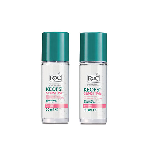 Roc Keops Sensitive Roll On Deodorant 2x30ml - Jag Couture Beauty