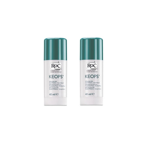 Roc Keops Stick Deodorant 2x40ml - Jag Couture Beauty