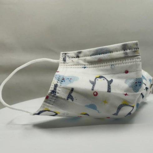 Disposable Kids Face Masks 50 units Penguins Jag Couture Beauty