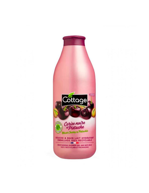 Cottage Hidratante Gel De Ducha Cremoso Cereza Negra y Pistacho 750ml Jag Couture Beauty