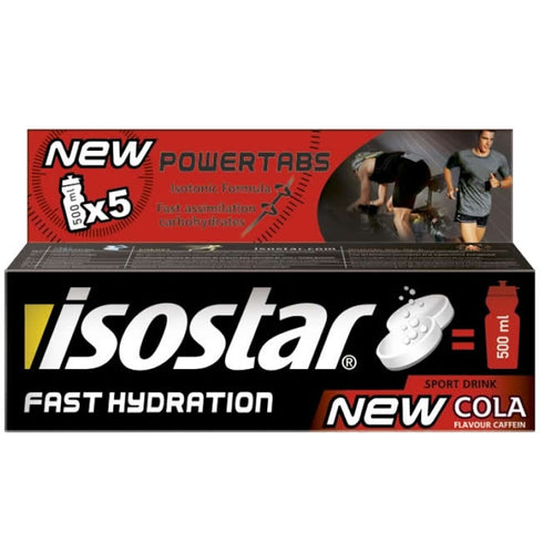 Isostar Powertabs Fast Hydration Cola Drink 10 Tablets x12g - Jag Couture Beauty