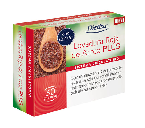Dietisa Levadura Roja De Arroz Plus 30 Caps Jag Couture Beauty
