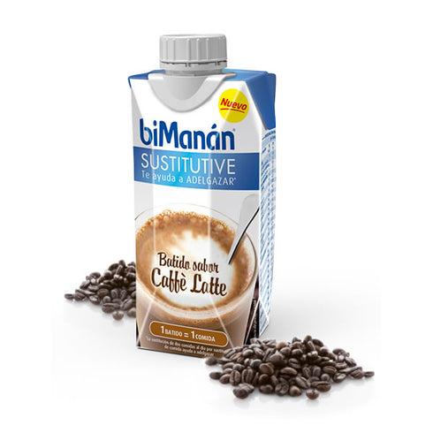 Bimanán Sustitutive Caffé Latte-Flavoured Milkshake 330ml - Jag Couture Beauty