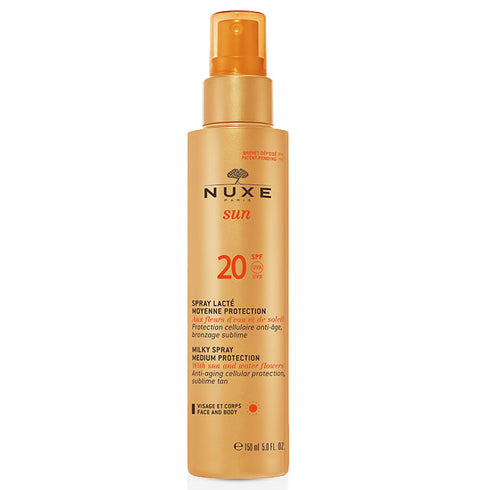 Nuxe Sun Spf20 Milky Spray For Face and Body 150ml - Jag Couture Beauty