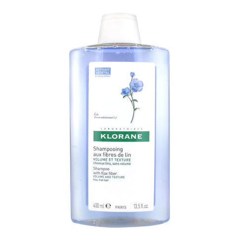 Klorane Volume and Texture Shampoo With Flax Fiber 400ml - Jag Couture Beauty