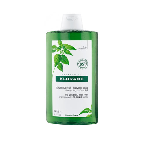 Klorane Organic Nettle Shampoo - Seboregulator Hair Fat 400ml - Jag Couture Beauty