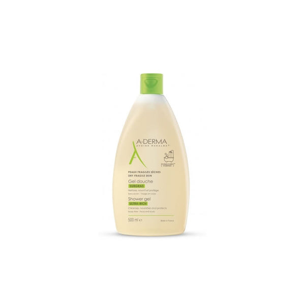A-derma Overweight Shower Gel 500ml Jag Couture Beauty
