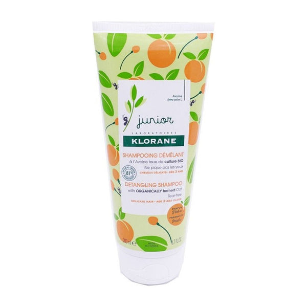 Klorane Junior Detangling Shampoo Peach 200 ml Jag Couture Beauty
