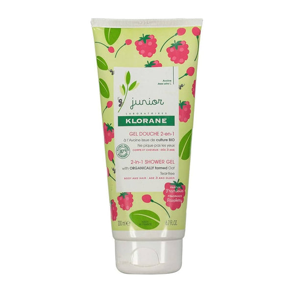 Klorane Junior Shower Gel Raspberry Fragrance 200 ml Jag Couture Beauty