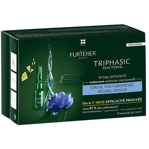 Rene Furterer Triphasic Reactional Treatment Anti Hair Loss 12x5ml - Jag Couture Beauty