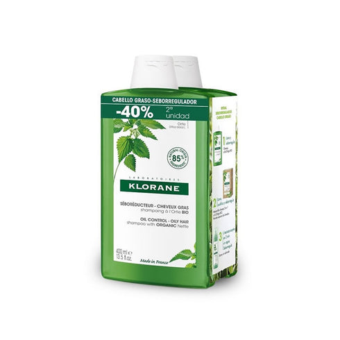 Klorane Duplo Nettle Shampoo 2x400ml Jag Couture Beauty