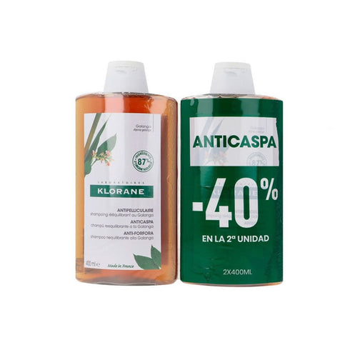 Klorane Duplo Shampoo Galanga 2x400ml