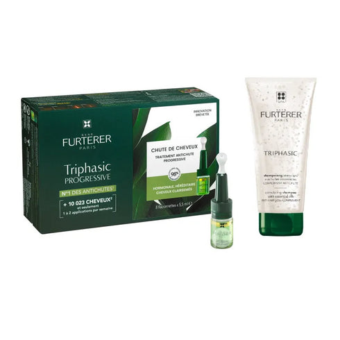 Rene Furterer Triphasic Progressive 8x5.5ml Set 2 Pieces - Jag Couture Beauty