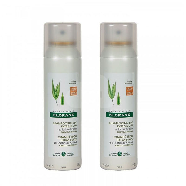 Klorane Dry Shampoo With Oats And Ceramide With Color 2x150ml - Jag Couture Beauty