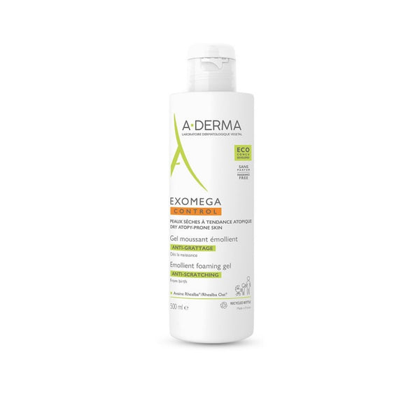 A-Derma Exomega Control Gel Espumoso Emoliente 500ml - Jag Couture Beauty