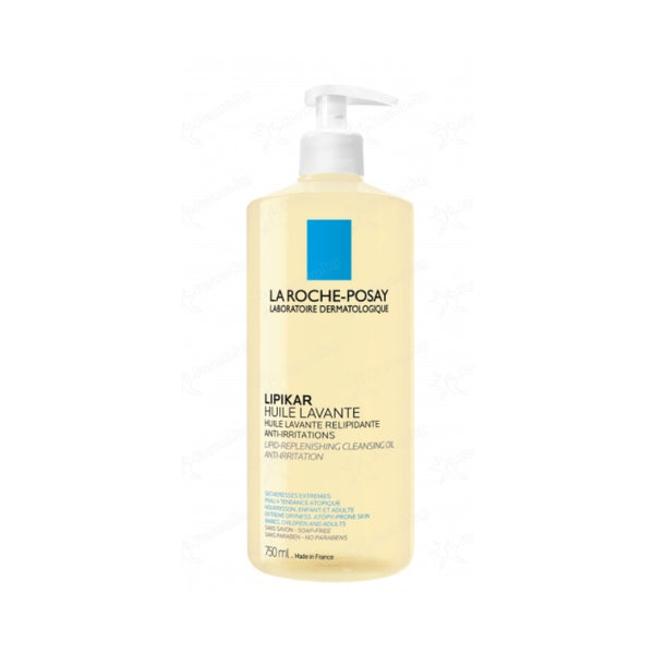 La Roche Posay Lipikar Lipo Replenishing Cleansing Oil Anti Irritation 750ml - Jag Couture Beauty