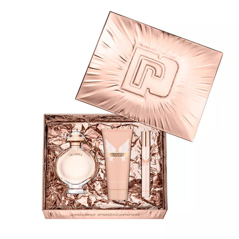 Paco Rabanne Olympéa Eau De Perfume Spray 80ml Set 3 Pieces 2021 - Jag Couture Beauty