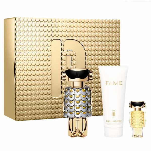 Paco Rabanne Fame Eau De Perfume Spray 80ml Set 3 Pieces - Jag Couture Beauty