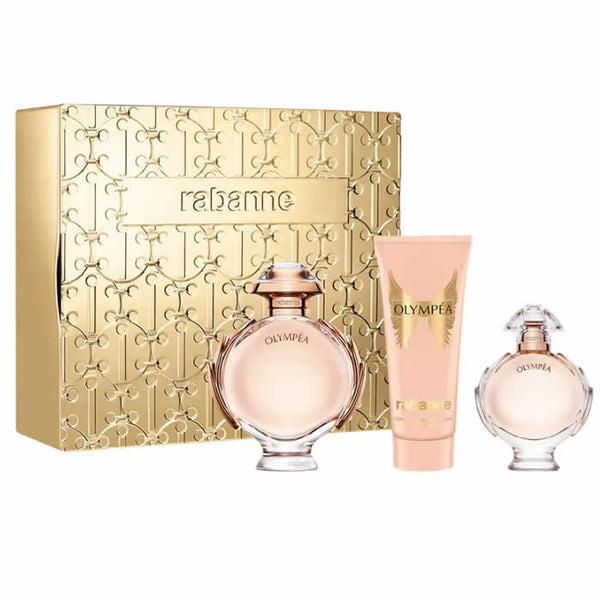 Paco Rabanne Olympéa Eau De Perfume Spray 80ml Set 3 Pieces - Jag Couture Beauty