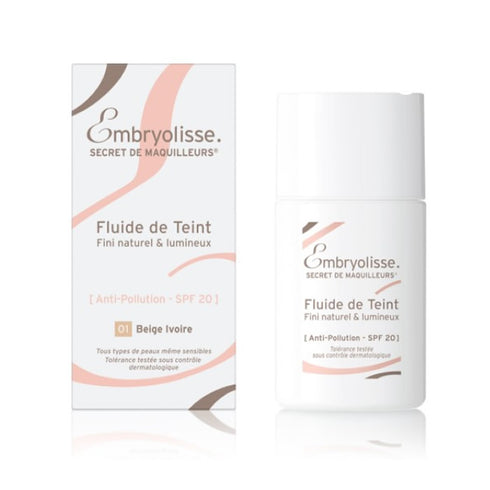 Embryolisse Fluid De Teint Spf20 01 Beige Ivoire - Jag Couture Beauty