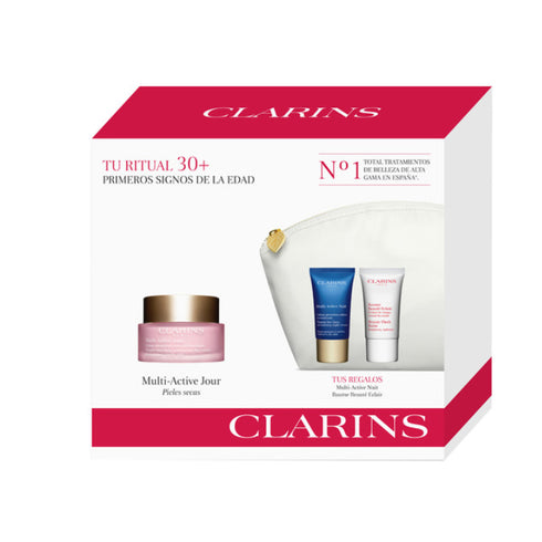 Clarins Multi Active Jour Dry Skin 50ml Set 4 Pieces 2018 - Jag Couture Beauty