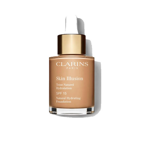 Clarins Skin Illusion Natural Hydrating Foundation Spf15 111 Auburn 30ml - Jag Couture Beauty