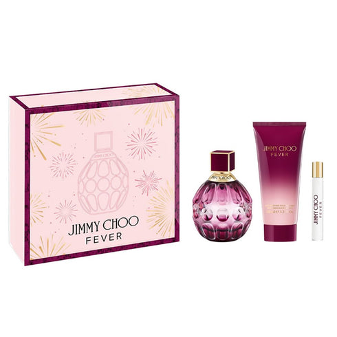 Jimmy Choo Fever Eau De Perfume Spray 100ml Set 3 Pieces - Jag Couture Beauty