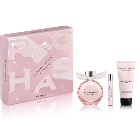 Rochas Mademoiselle Eau De Perfume Spray 90ml Set 3 Pieces - Jag Couture Beauty