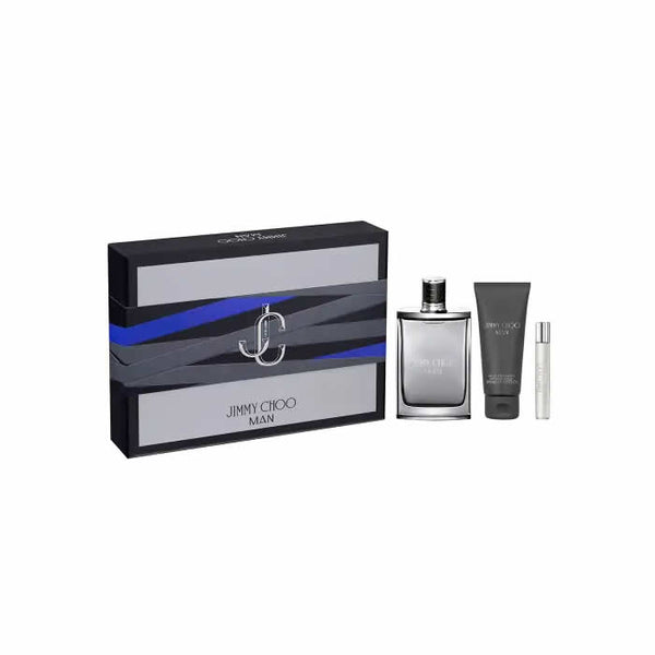 Jimmy Choo Man Eau De Toilette Spray 100ml Set 3 Pieces - Jag Couture Beauty